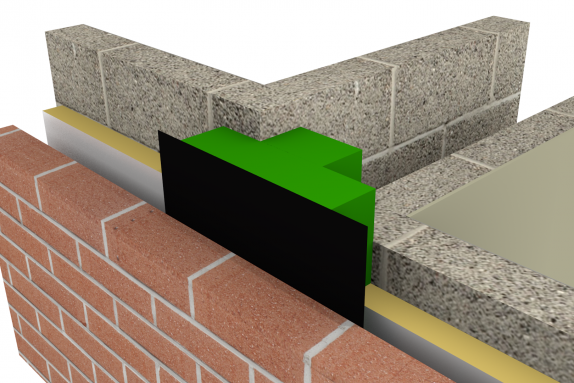 T-Barrier for Masonry Construction