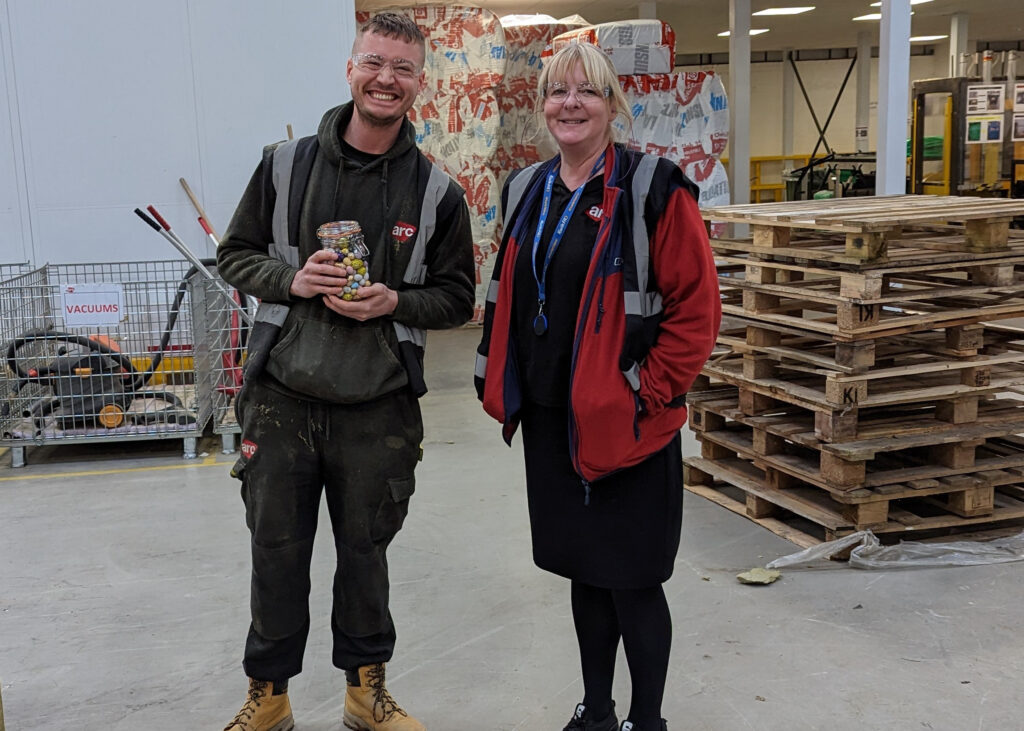 ARC Building Solutions Eggs in the jar winner